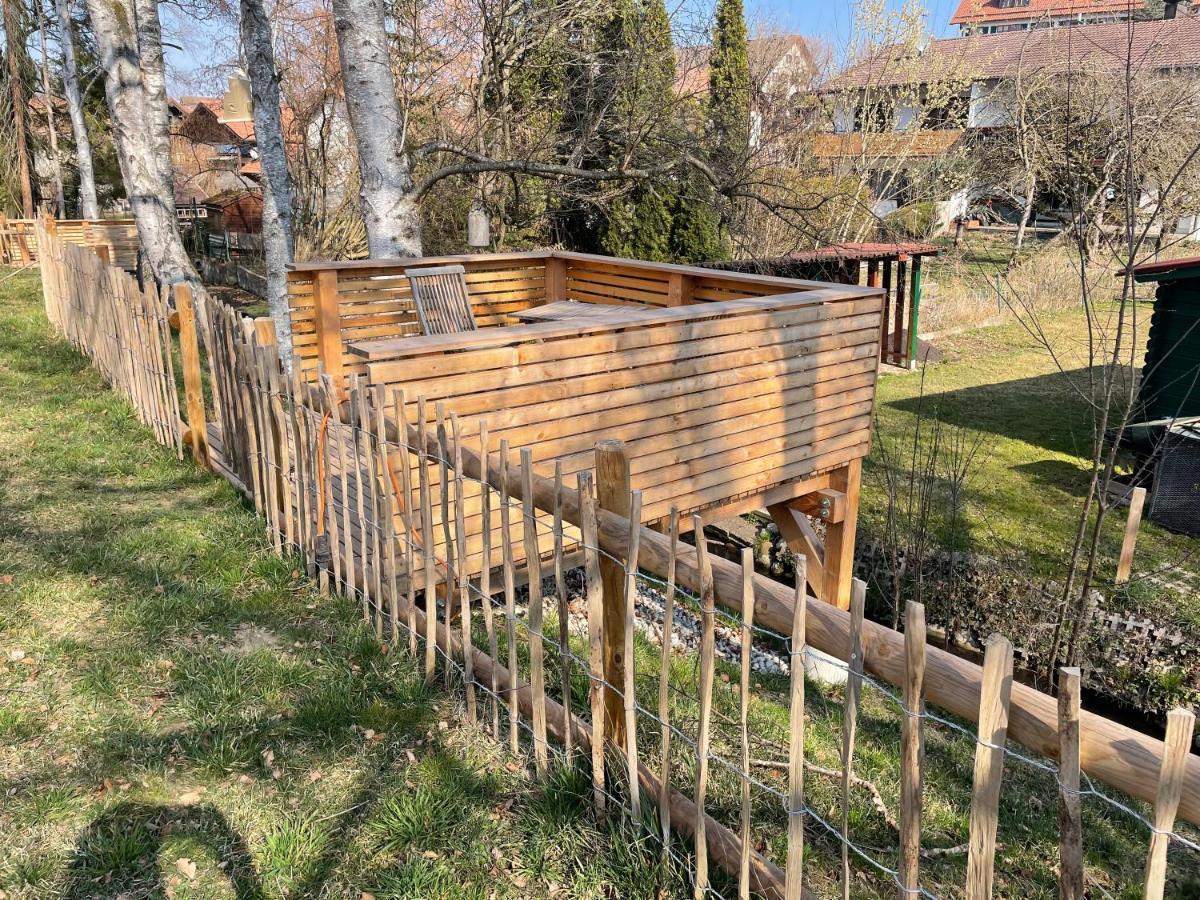 Helle Souterrain Wohnung In Laufnaehe Zum Woerthsee Worthsee Esterno foto
